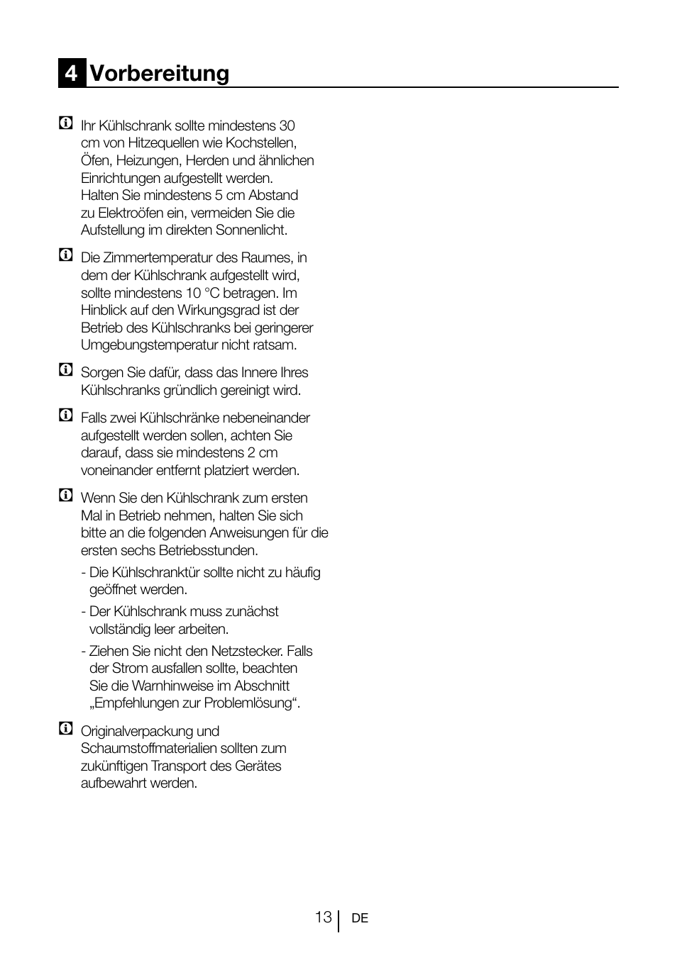4vorbereitung | Teka CI2 350 NF User Manual | Page 37 / 82
