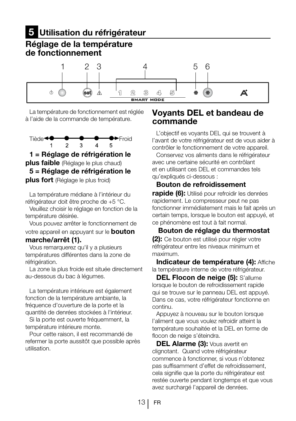 Voyants del et bandeau de commande | Teka CI2 350 NF User Manual | Page 57 / 82