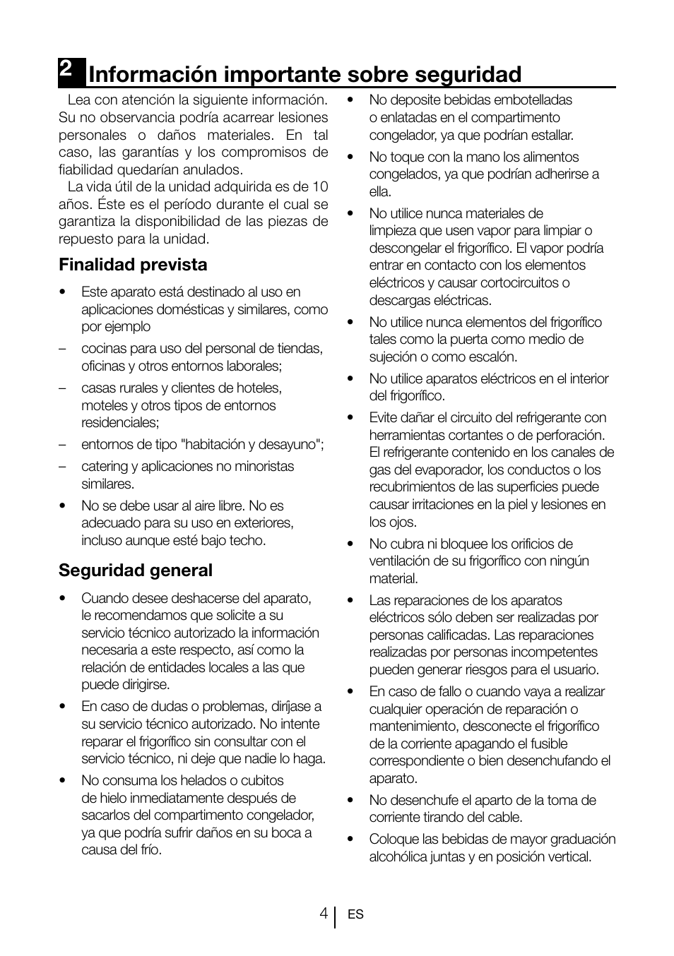 2información importante sobre seguridad | Teka CI2 350 NF User Manual | Page 67 / 82