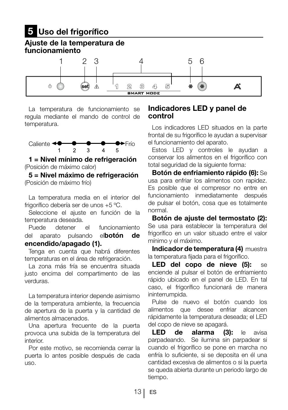 Uso del frigorífico | Teka CI2 350 NF User Manual | Page 76 / 82