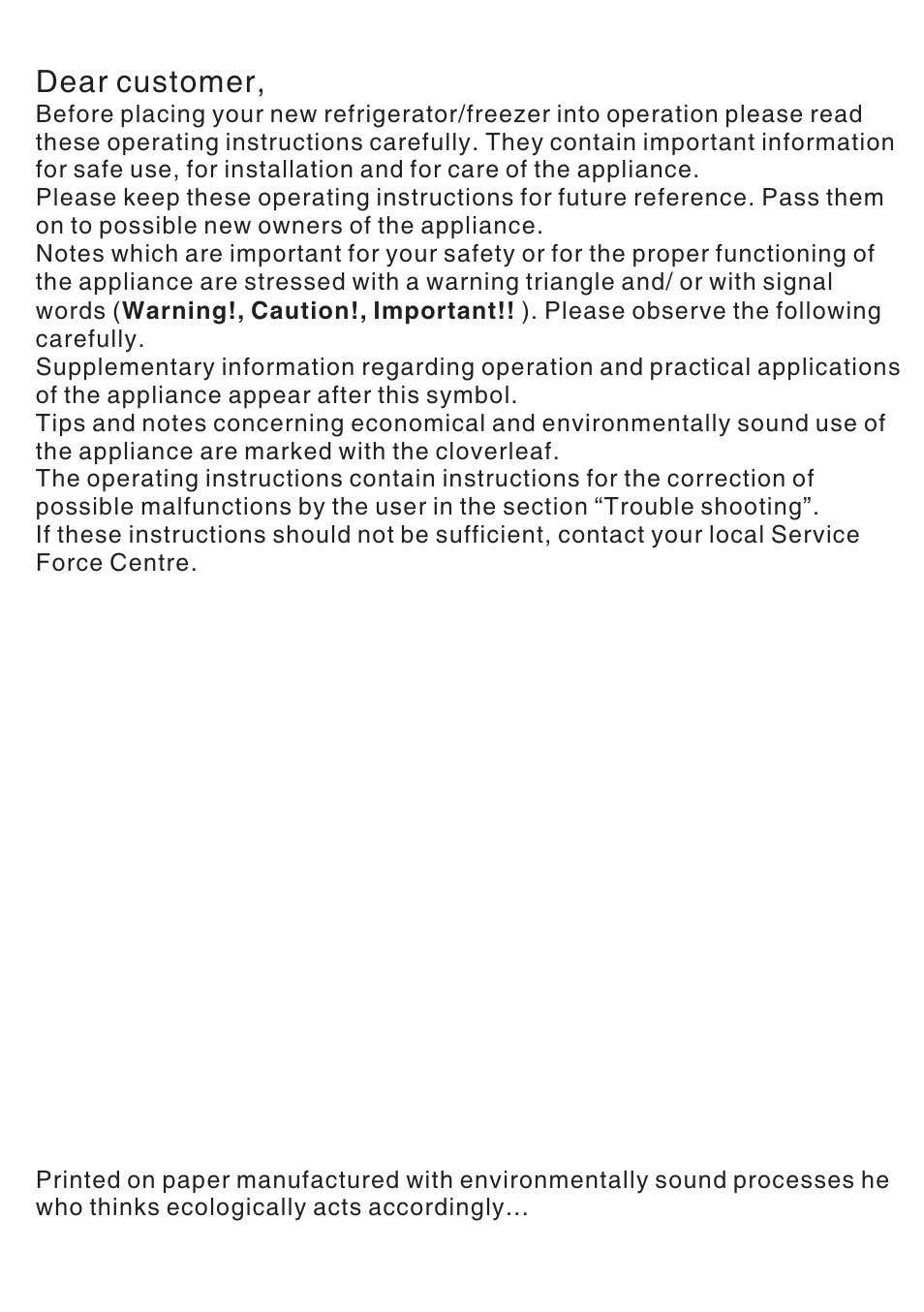 Dear customer | Teka TS 138 User Manual | Page 17 / 53