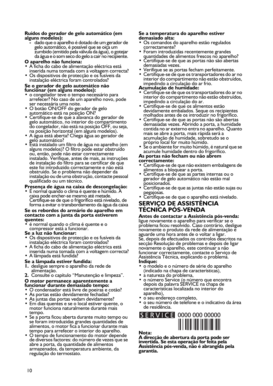 Serviço de assistência técnica pós-venda | Teka CB 385 User Manual | Page 10 / 28