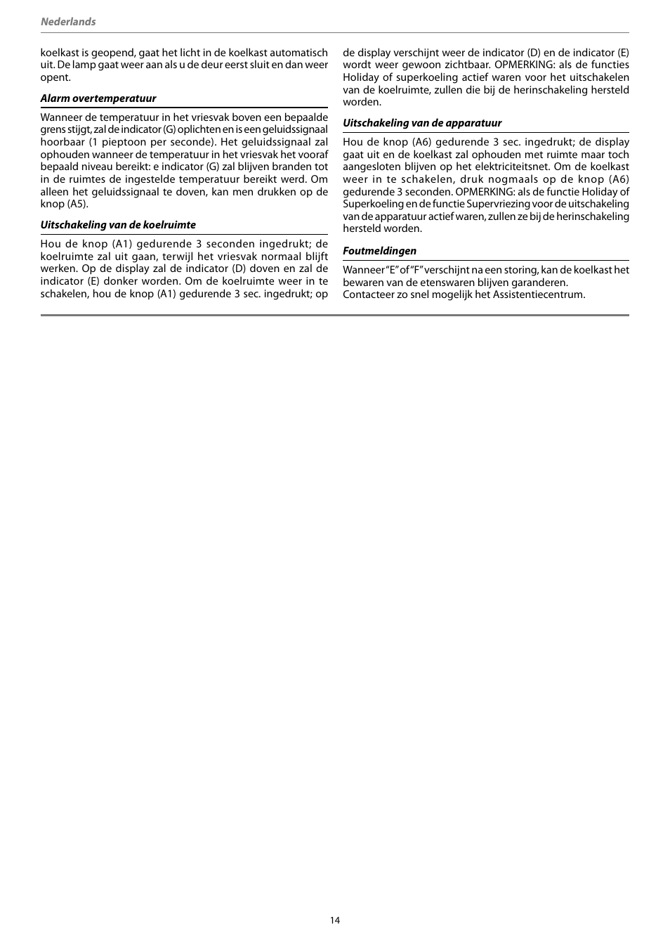 Teka NFT 340 User Manual | Page 16 / 20
