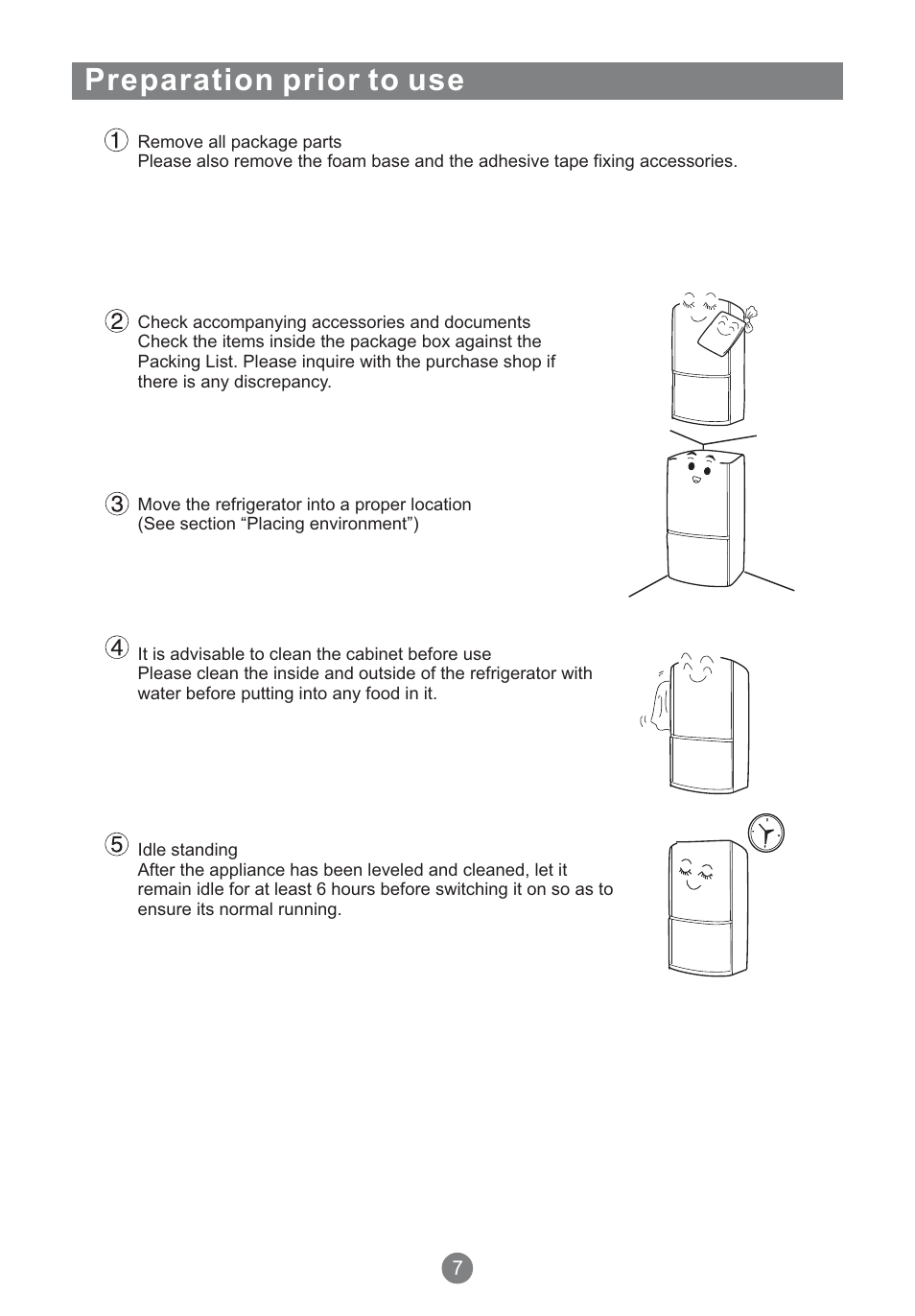 Preparation prior to use | Teka NFT 370 User Manual | Page 10 / 153