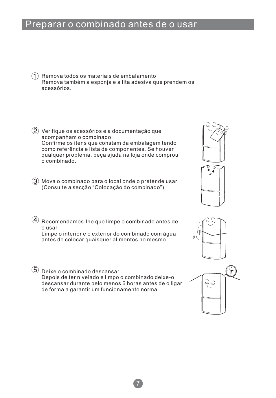 Preparar o combinado antes de o usar | Teka NFT 370 User Manual | Page 118 / 153