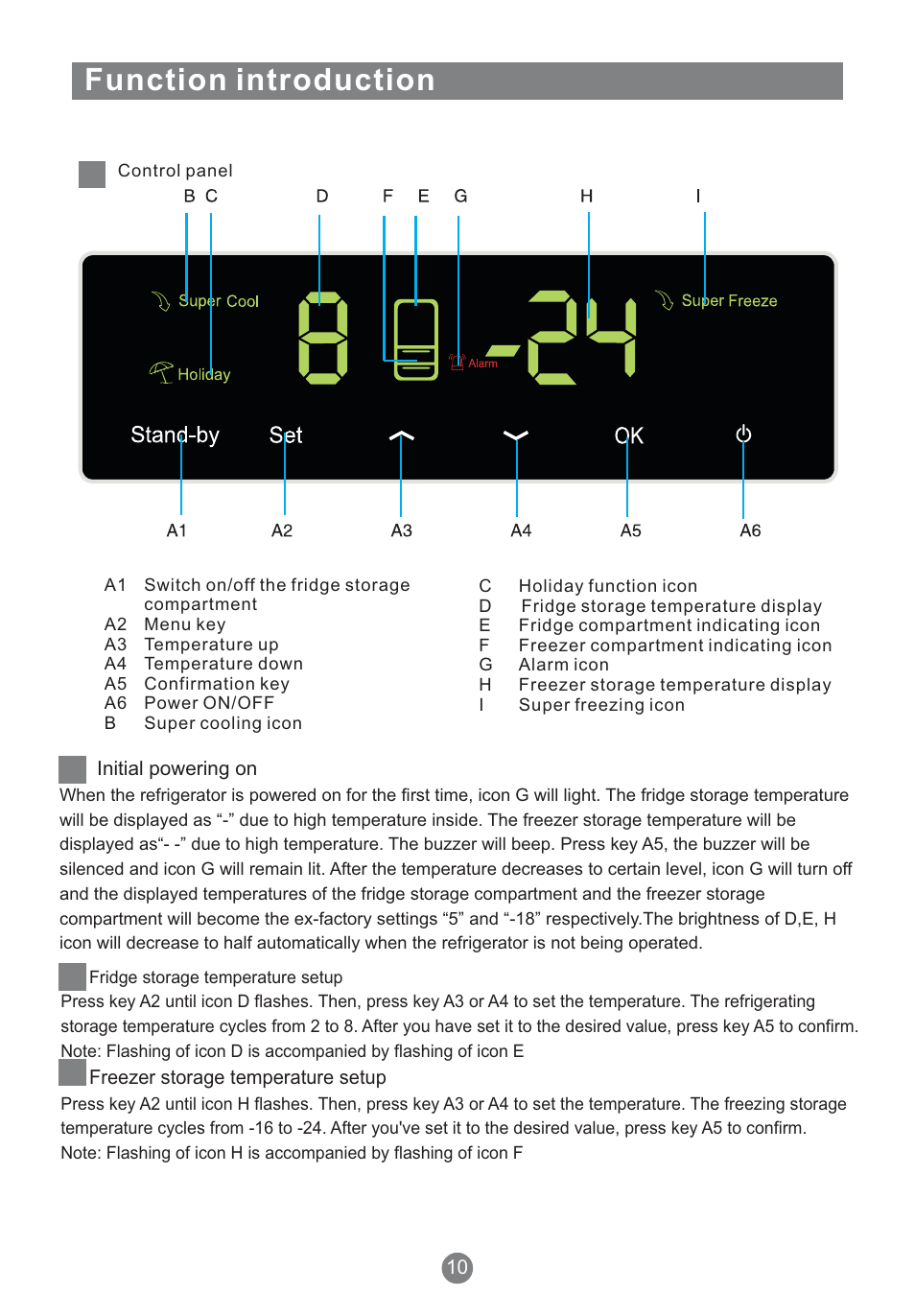 Function introduction | Teka NFT 370 User Manual | Page 13 / 153