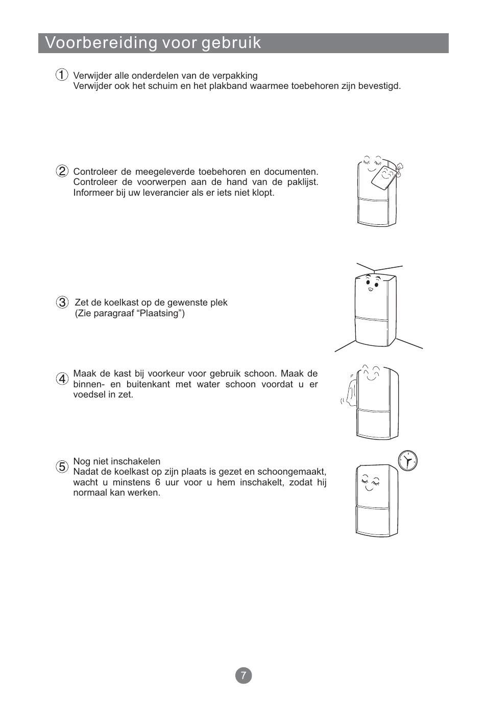 Voorbereiding voor gebruik | Teka NFT 370 User Manual | Page 139 / 153