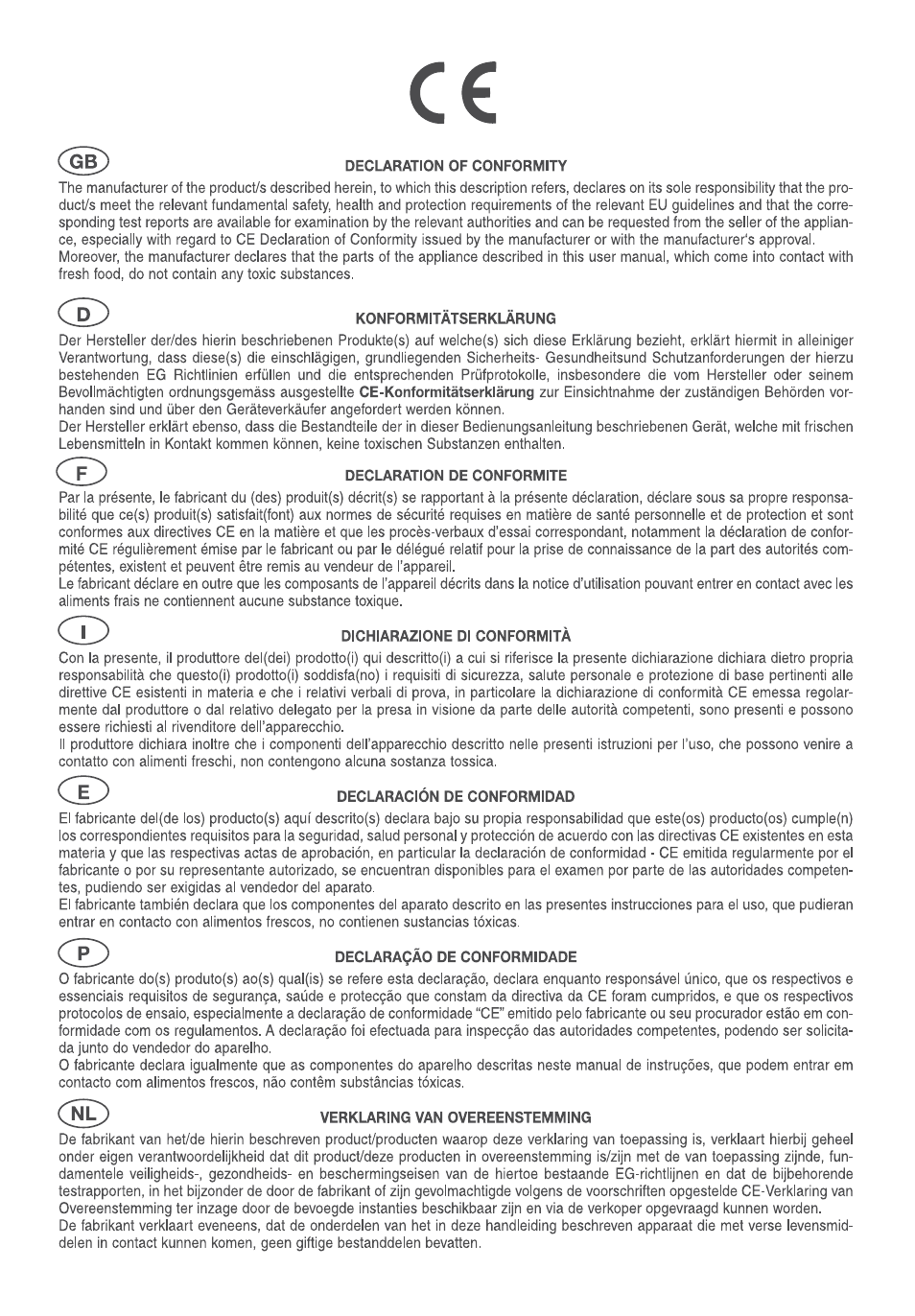 Teka NFT 370 User Manual | Page 2 / 153