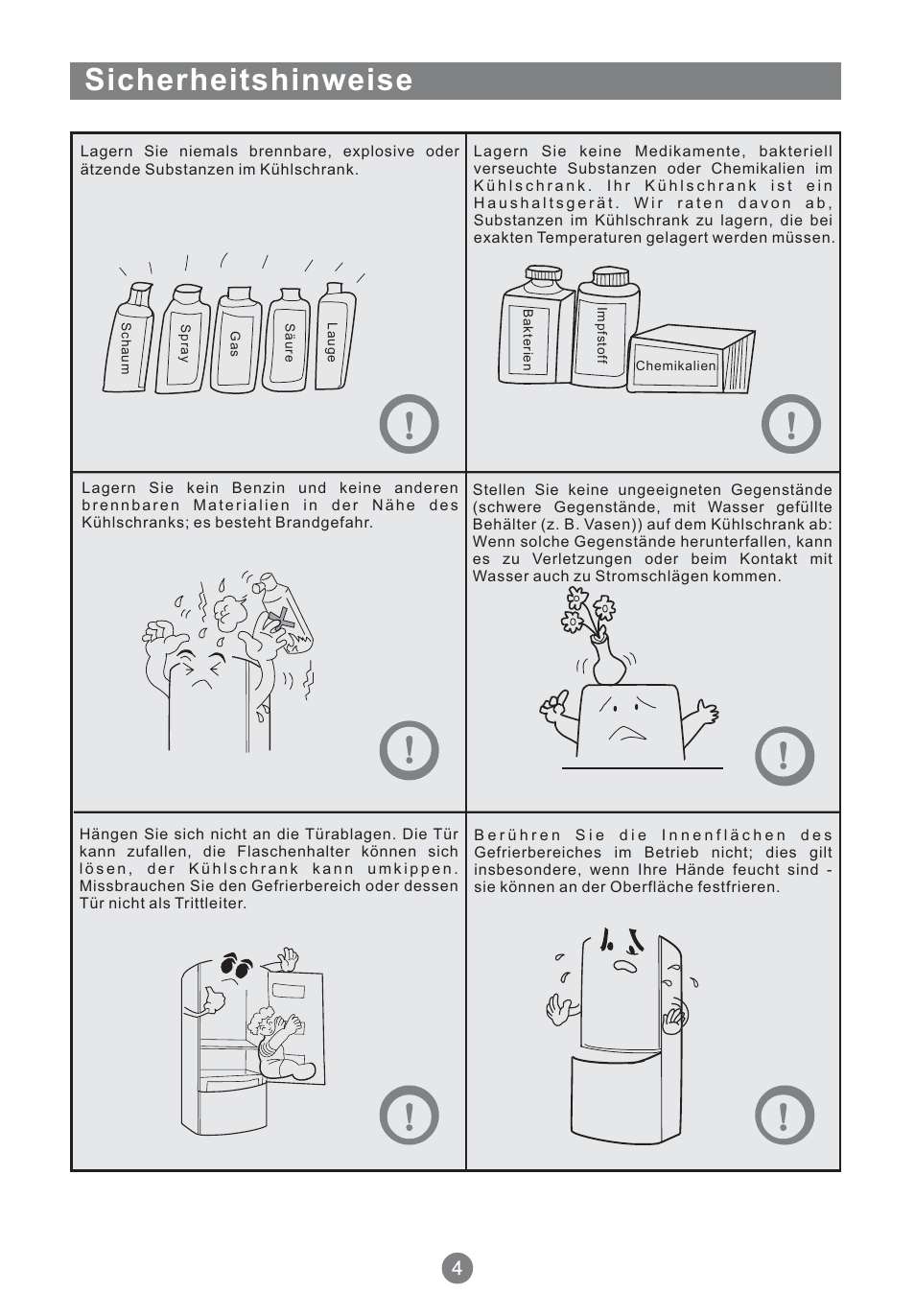 Sicherheitshinweise | Teka NFT 370 User Manual | Page 29 / 153