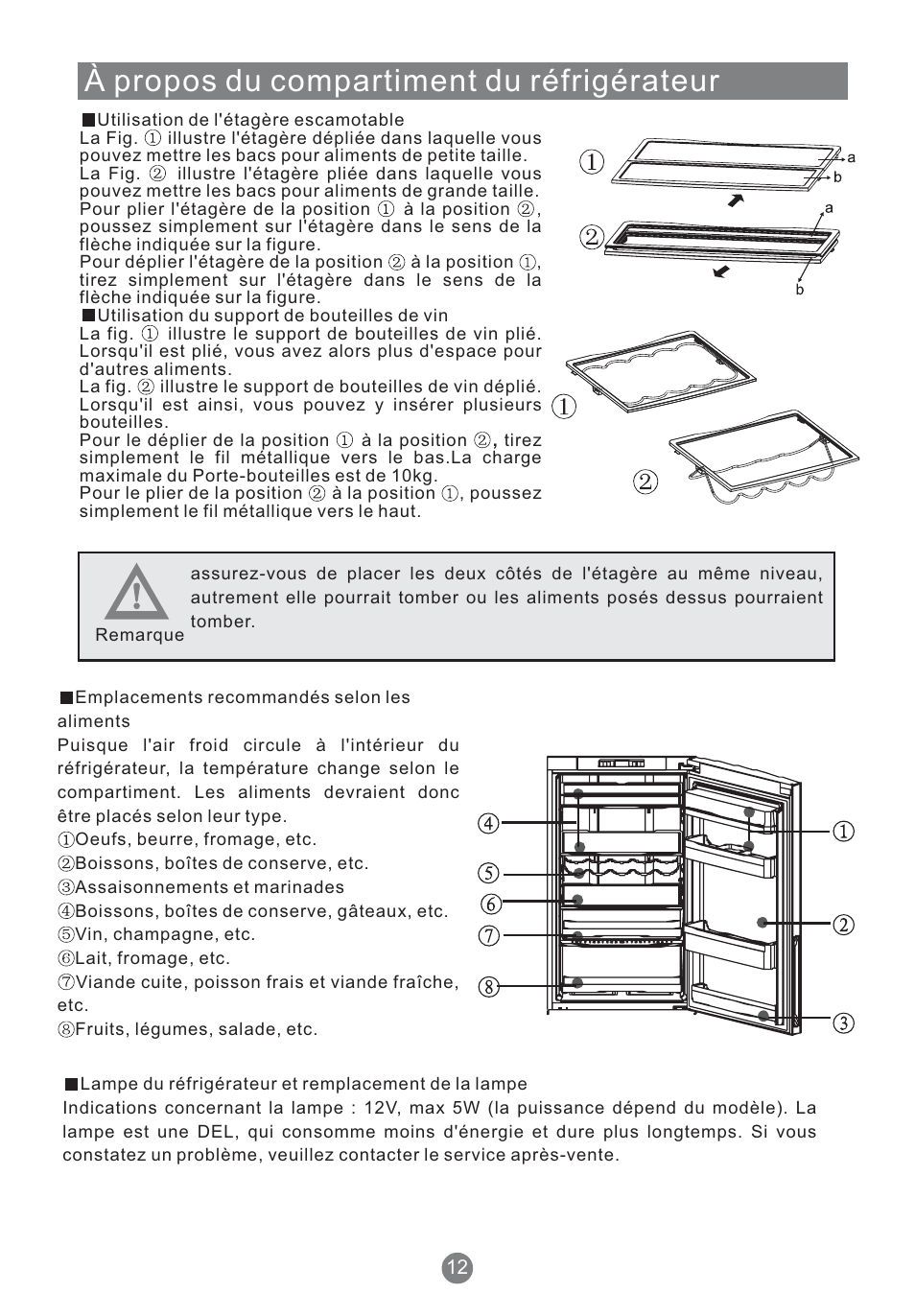 À propos du compartiment du réfrigérateur | Teka NFT 370 User Manual | Page 60 / 153