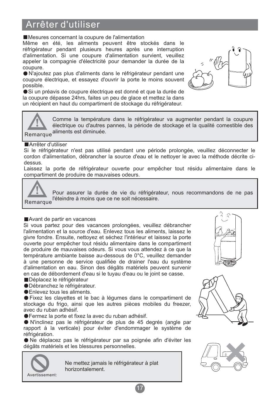 Arrêter d'utiliser | Teka NFT 370 User Manual | Page 65 / 153