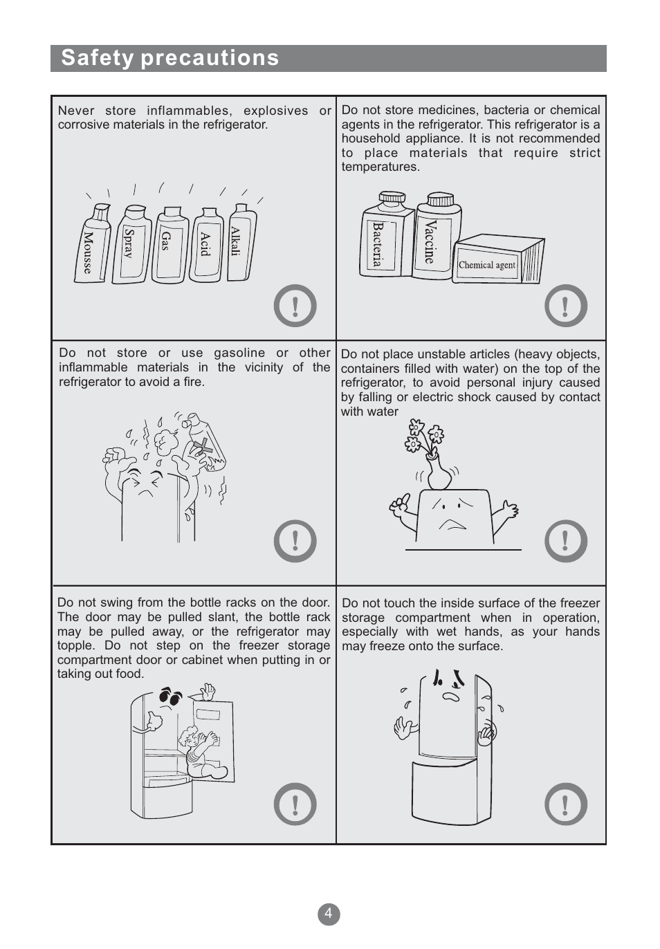 Safety precautions | Teka NFT 370 User Manual | Page 7 / 153