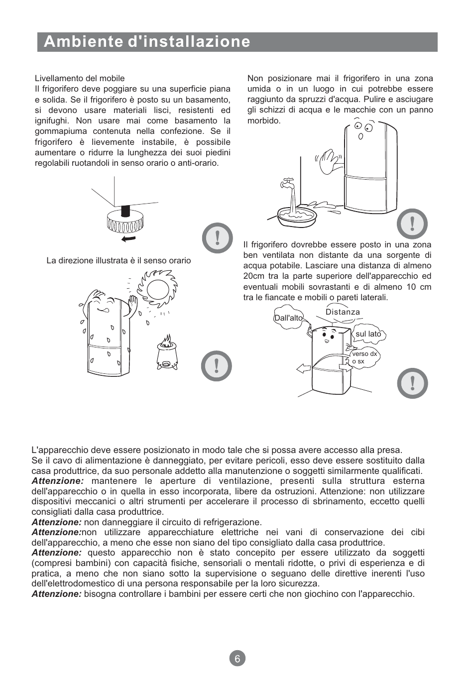 Ambiente d'installazione | Teka NFT 370 User Manual | Page 75 / 153