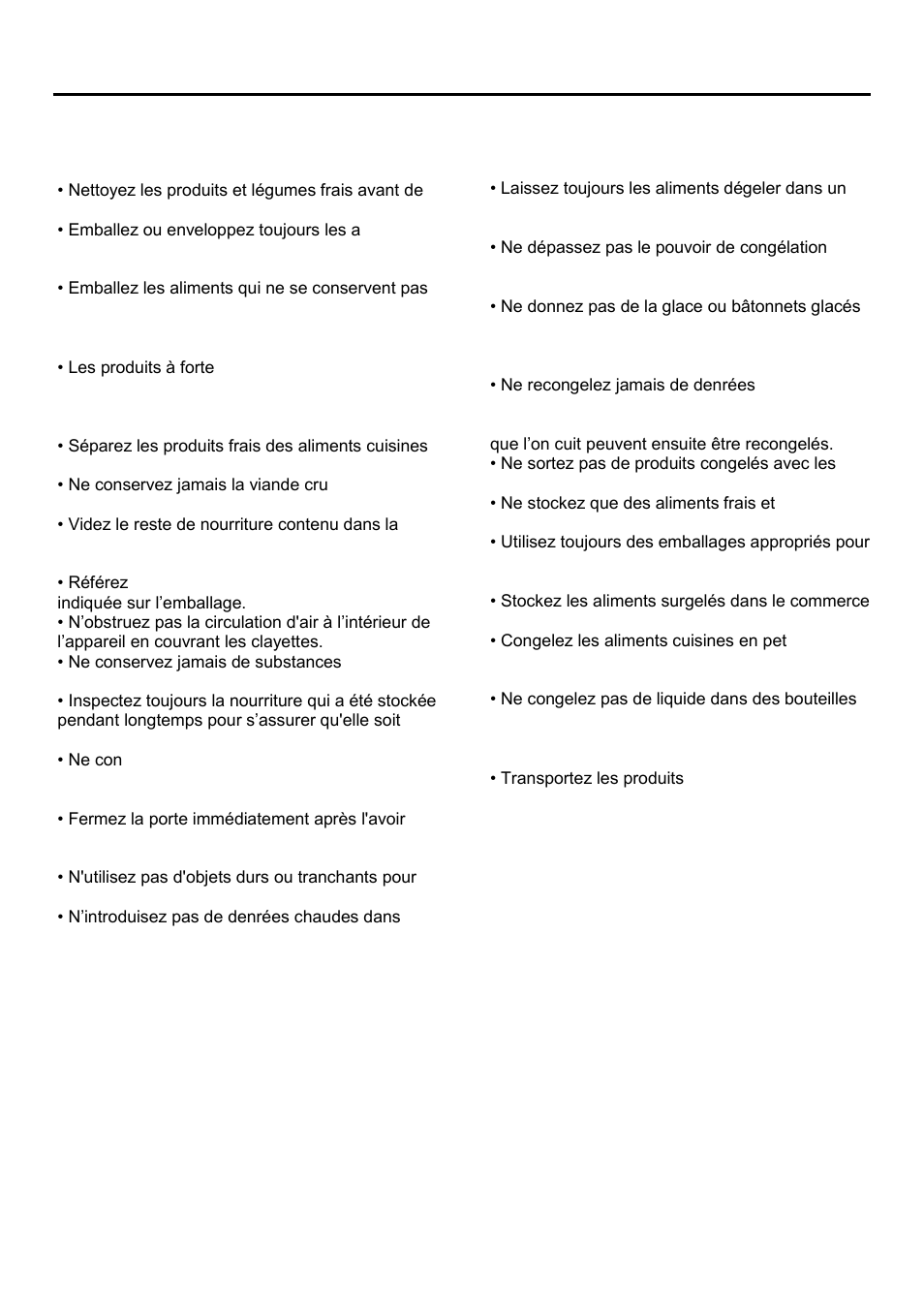Fr fr | Teka NFE2 320 User Manual | Page 28 / 100