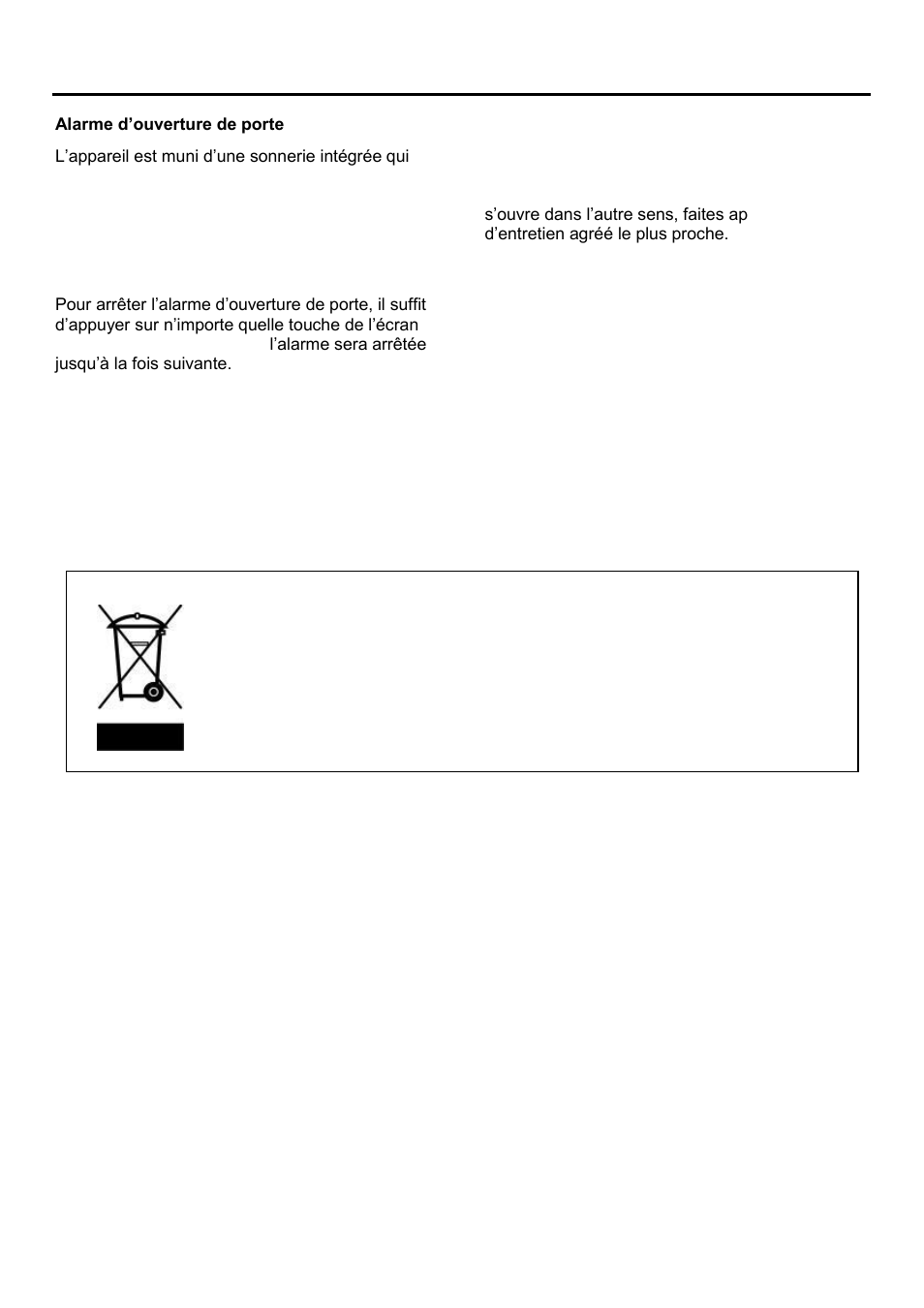 Fr fr, Caractéristiques techniques, Réversibilité des portes | 25 recyclage | Teka NFE2 320 User Manual | Page 32 / 100
