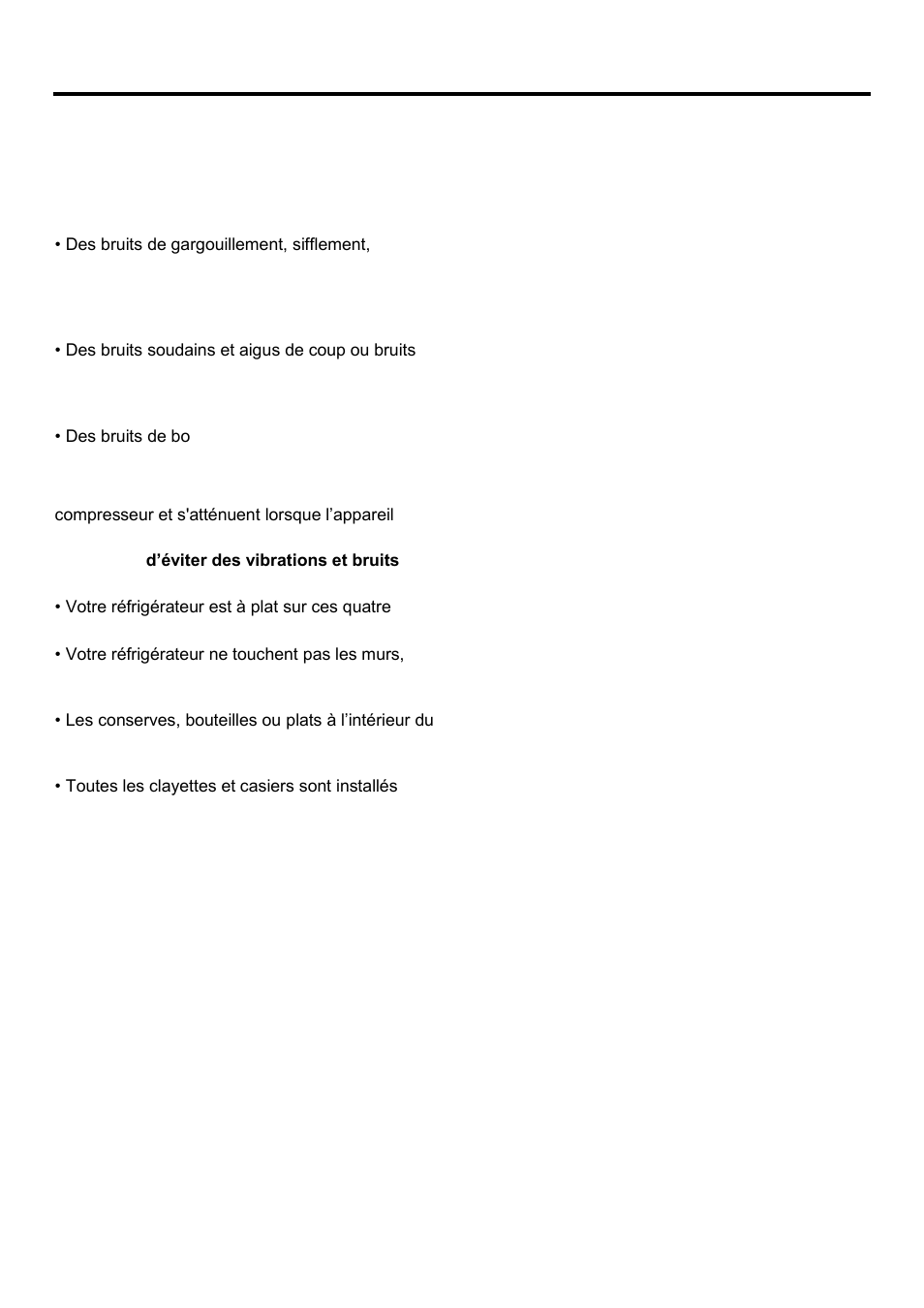 Fr fr, Bruits normaux de fonctionnement | Teka NFE2 320 X User Manual | Page 30 / 100