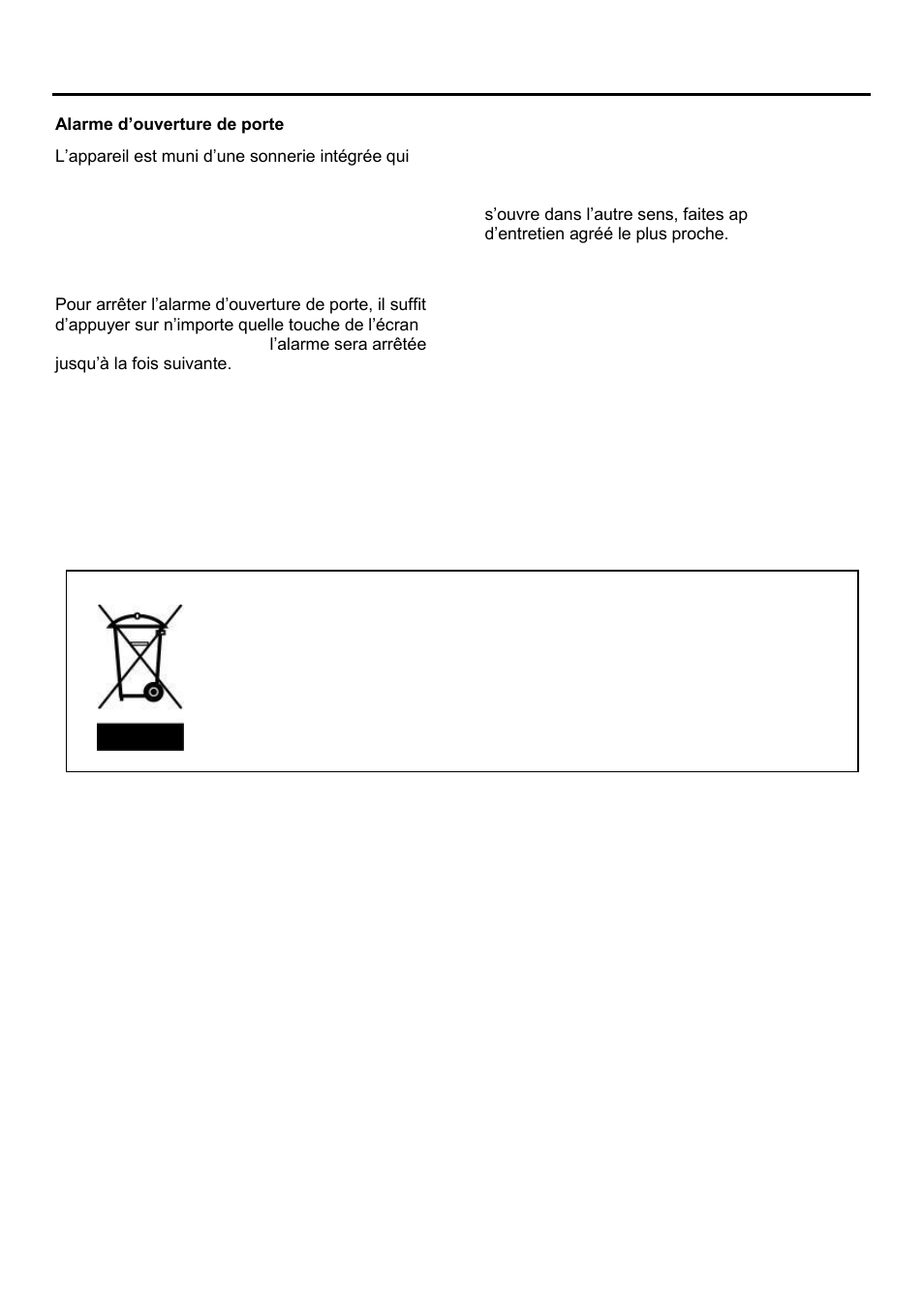 Fr fr, Caractéristiques techniques, Réversibilité des portes | 25 recyclage | Teka NFE2 320 X User Manual | Page 32 / 100