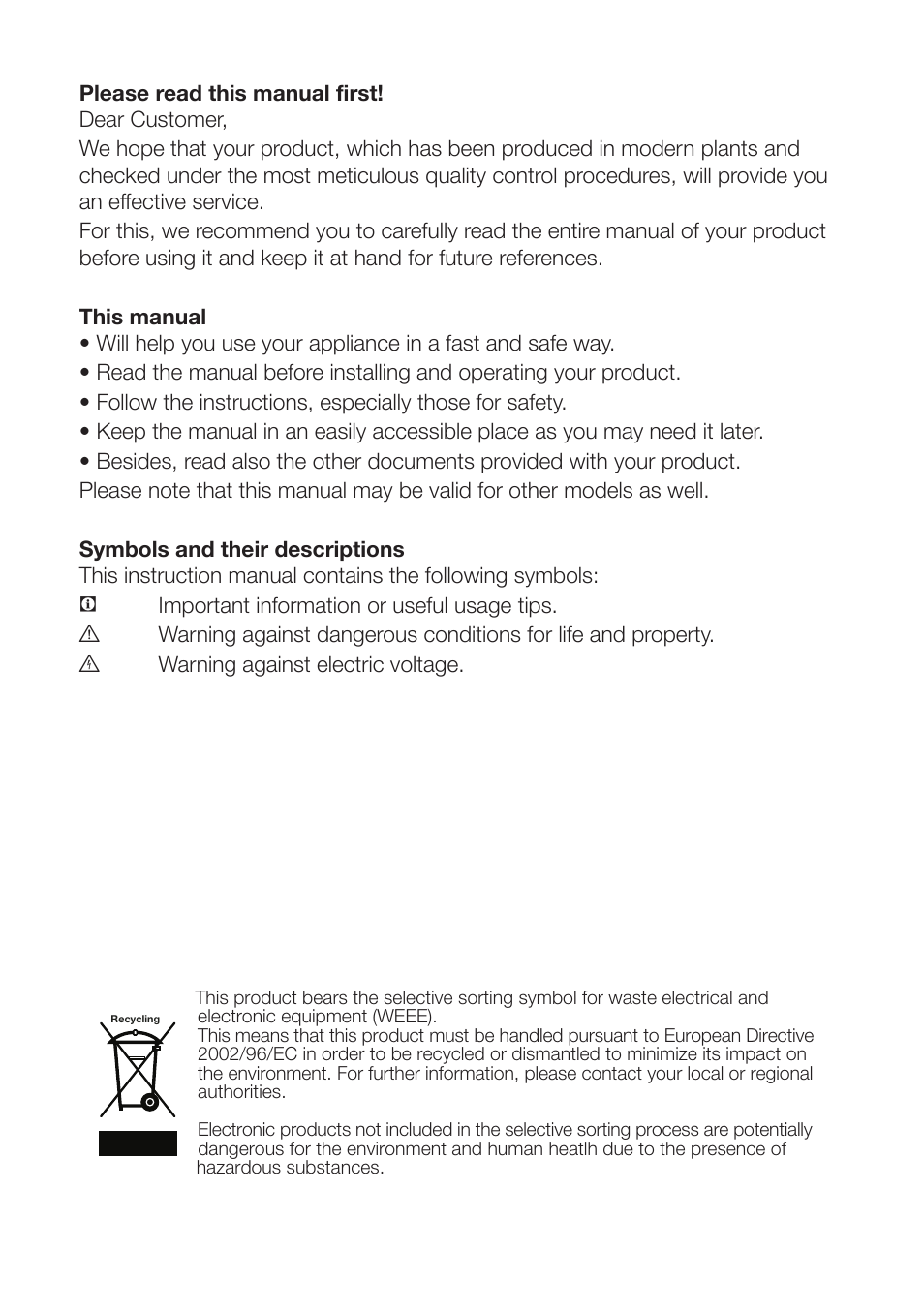 Teka NFE1 420 User Manual | Page 3 / 24