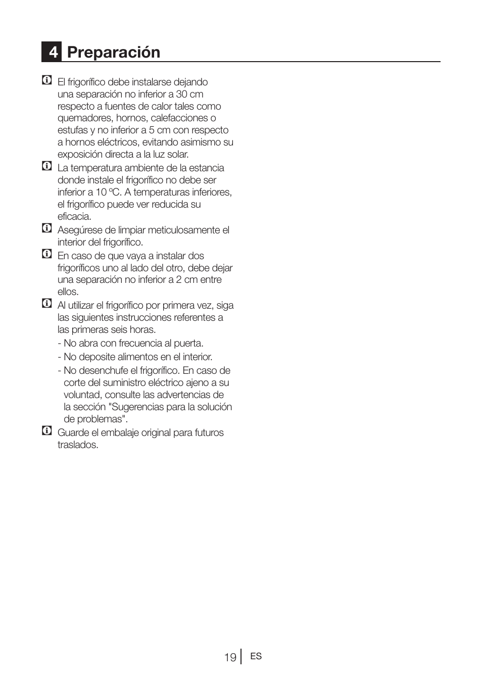 4preparación | Teka NF2 650 X User Manual | Page 120 / 263