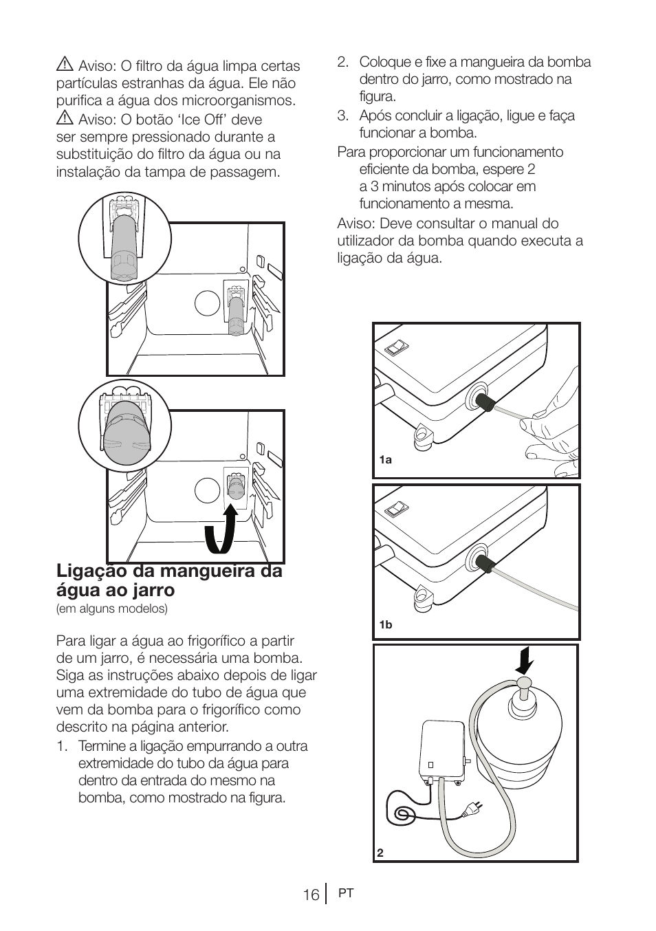 Ligação da mangueira da água ao jarro | Teka NF2 650 X User Manual | Page 149 / 263