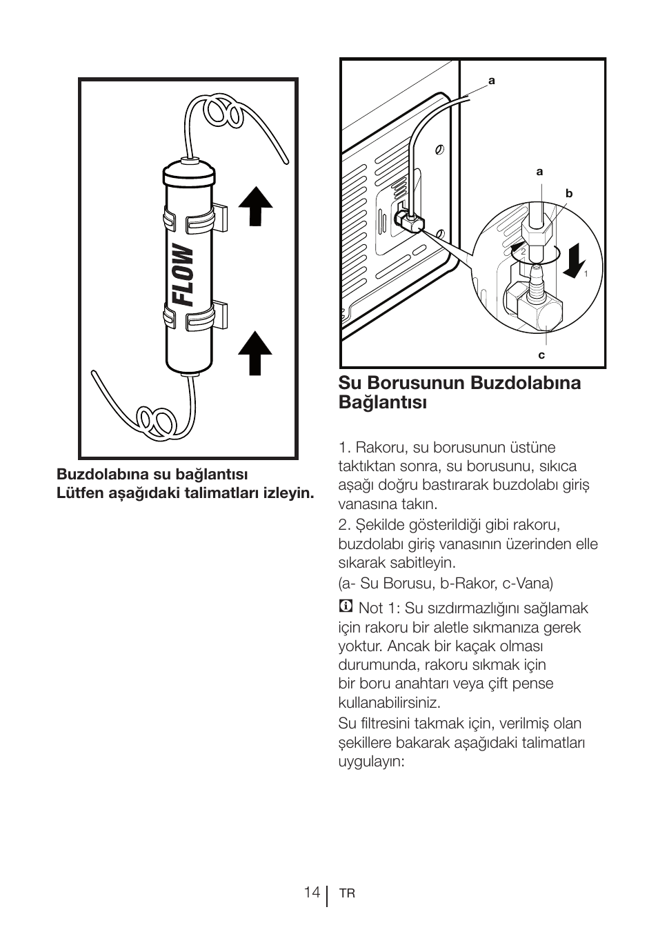 Su borusunun buzdolabına bağlantısı | Teka NF2 650 X User Manual | Page 244 / 263