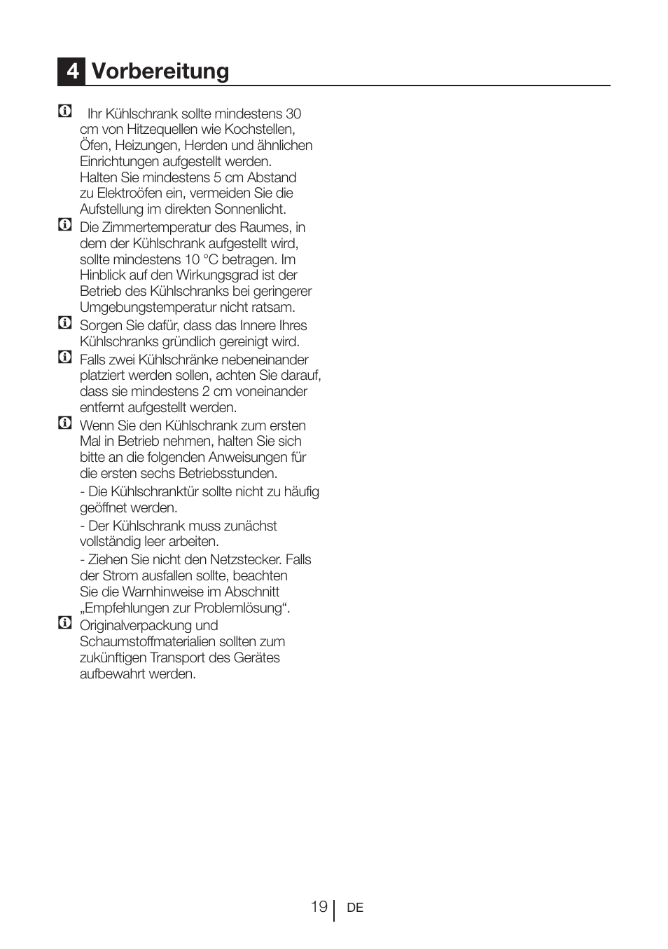 4vorbereitung | Teka NF2 650 X User Manual | Page 52 / 263