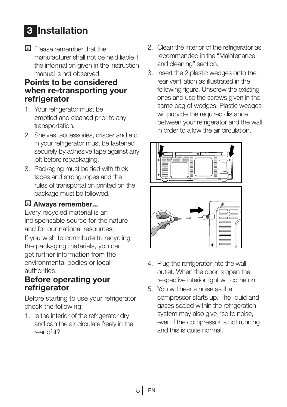 3installation | Teka NF2 650 X User Manual | Page 9 / 263