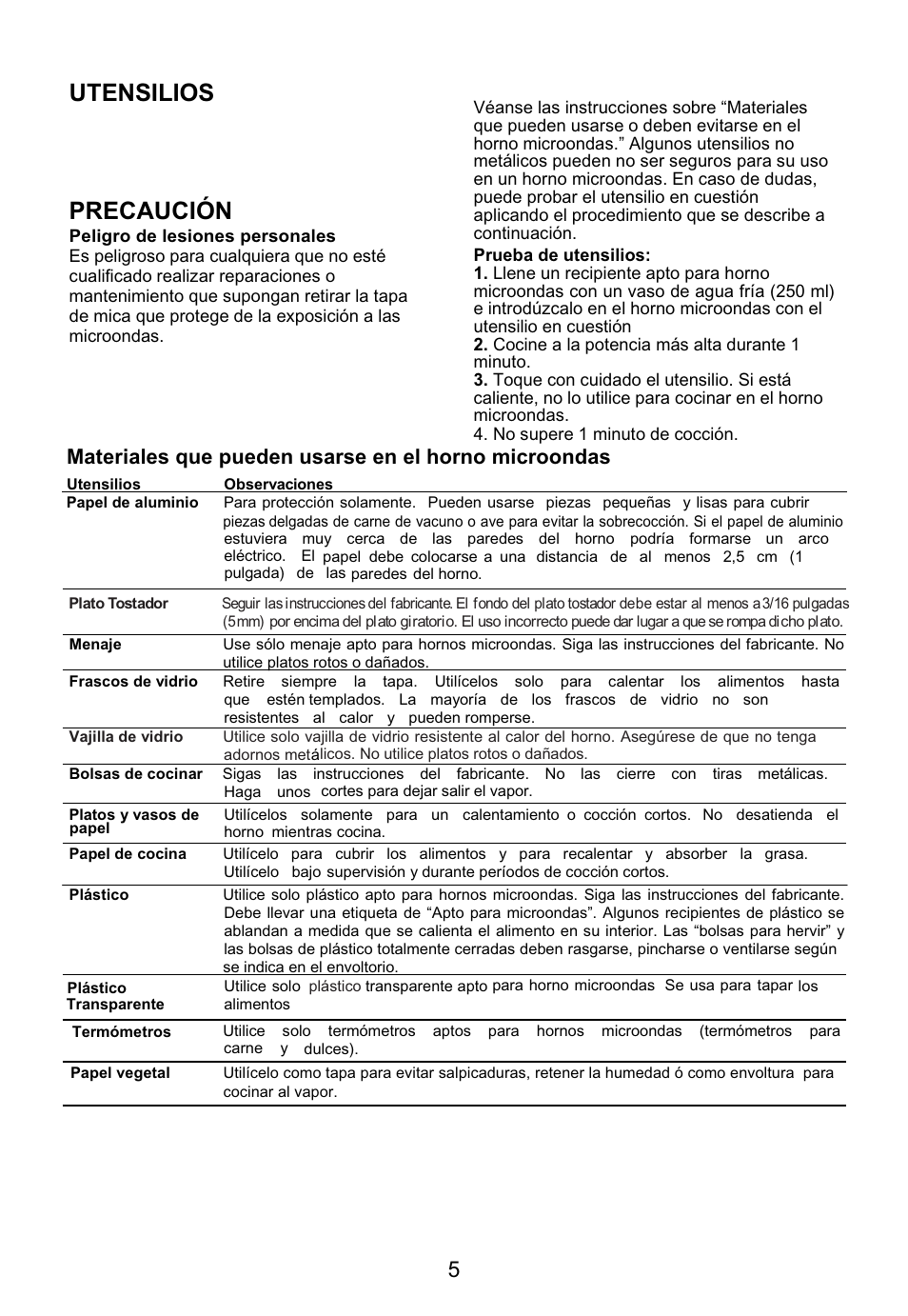 Teka MW 200 User Manual | Page 6 / 29