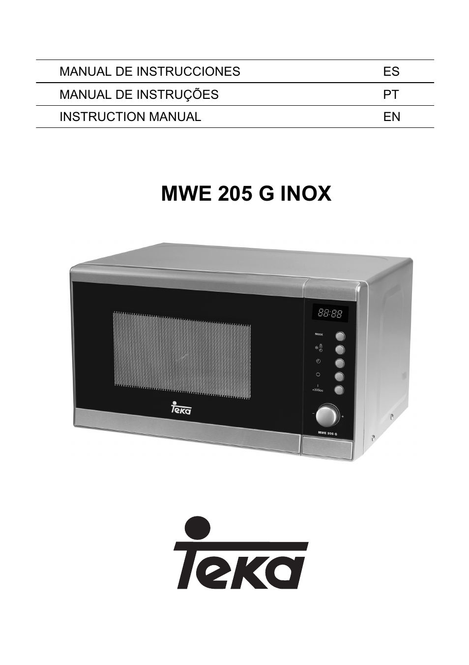 Teka MWE 205 G User Manual | 44 pages