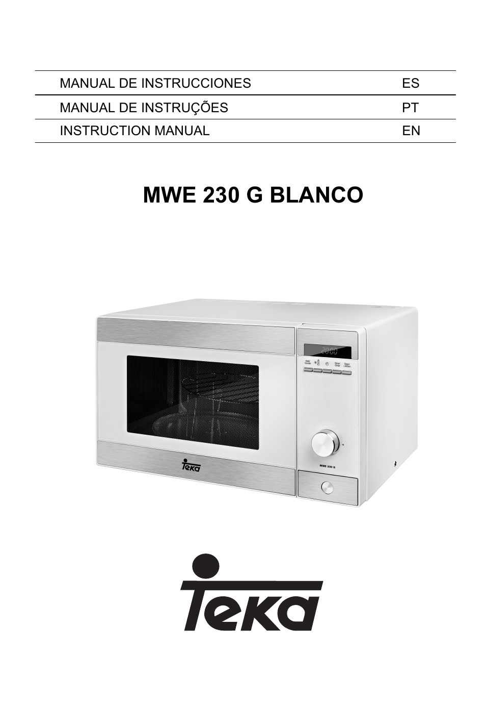 Teka MWE 230 G User Manual | 45 pages