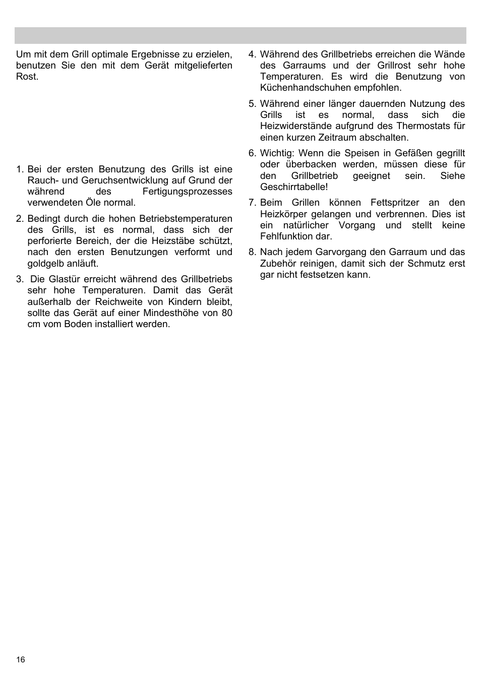 Programmablauf grill | Teka MWL 20 BI User Manual | Page 18 / 72