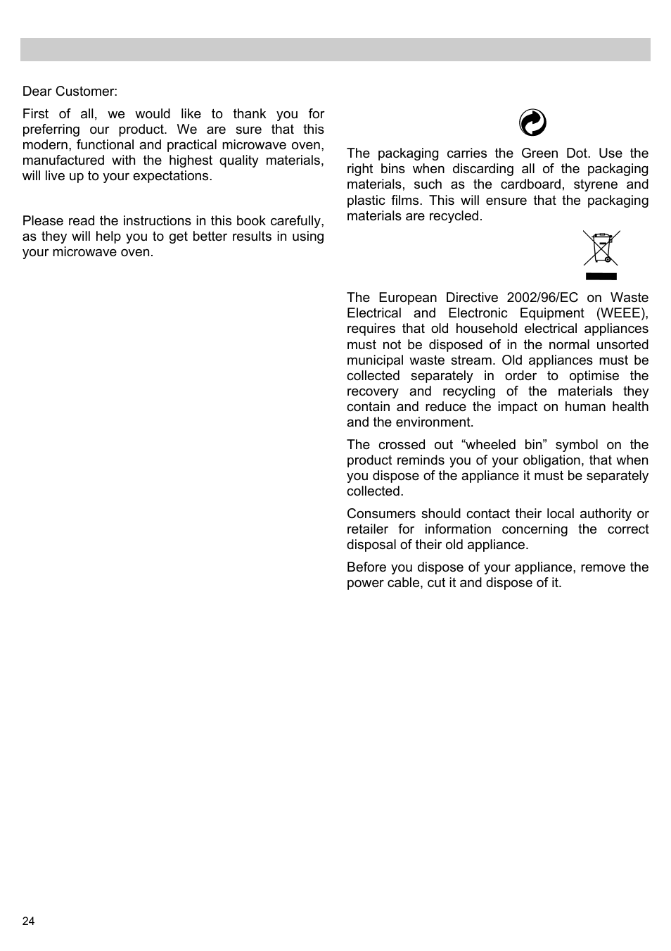 Teka MWL 20 BI User Manual | Page 26 / 72