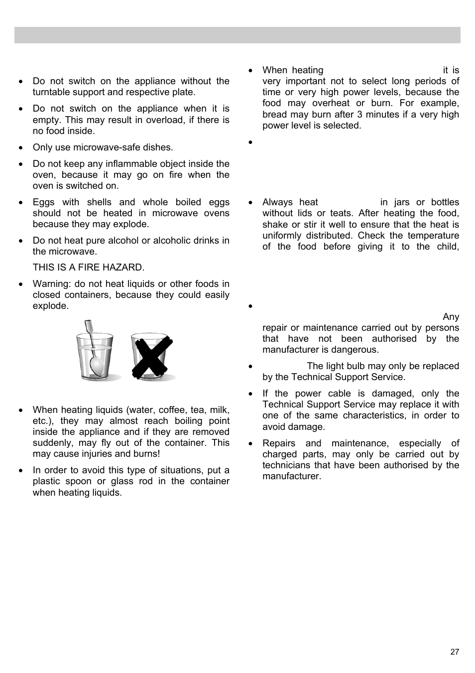 Safety tips | Teka MWL 20 BI User Manual | Page 29 / 72