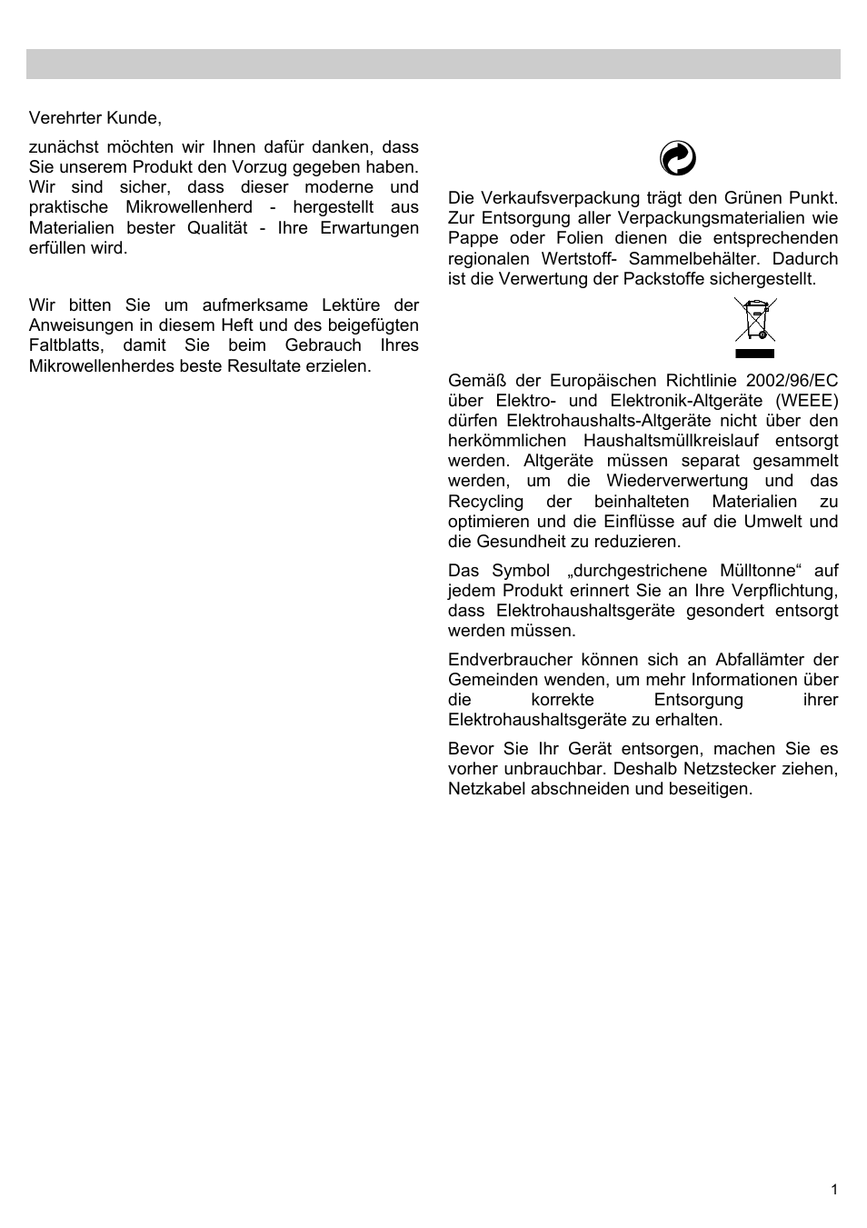 Teka MWL 20 BI User Manual | Page 3 / 72