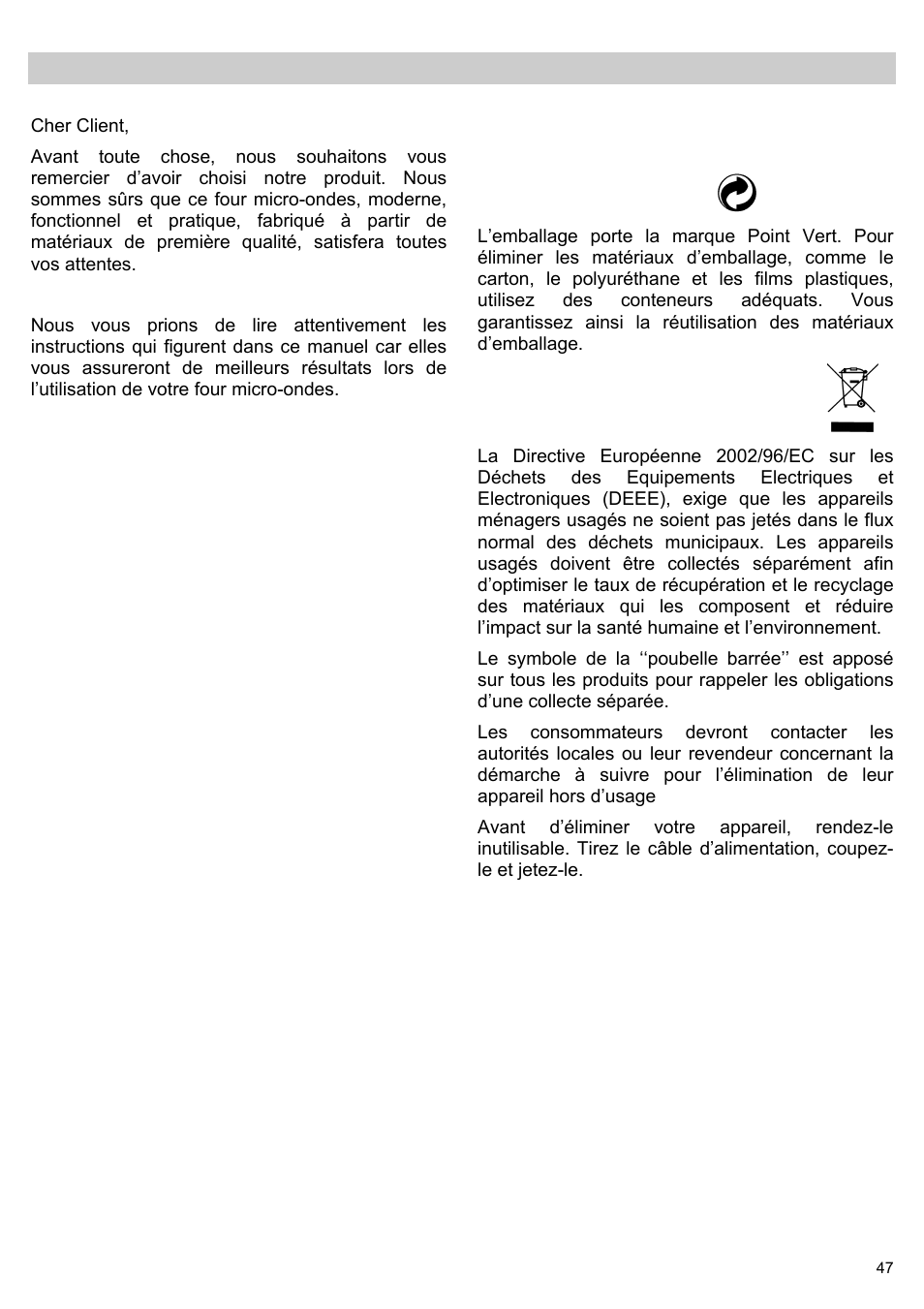 Teka MWL 20 BI User Manual | Page 49 / 72