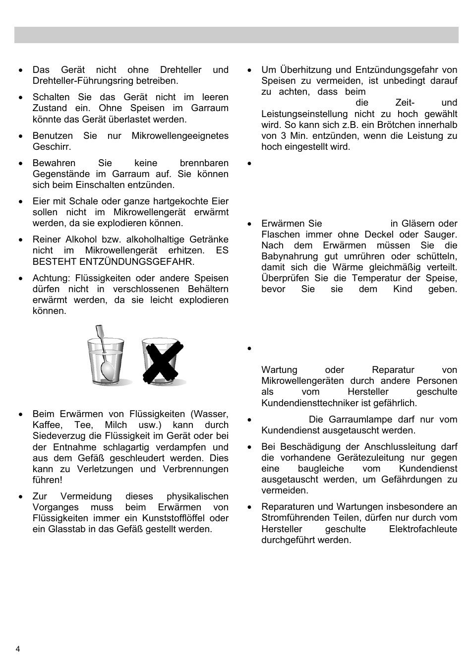Sicherheitshinweise | Teka MWL 20 BI User Manual | Page 6 / 72