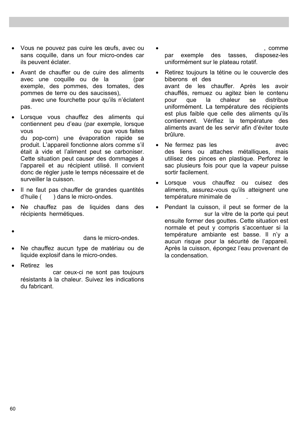 Cuisiner aux micro-ondes | Teka MWL 20 BI User Manual | Page 62 / 72