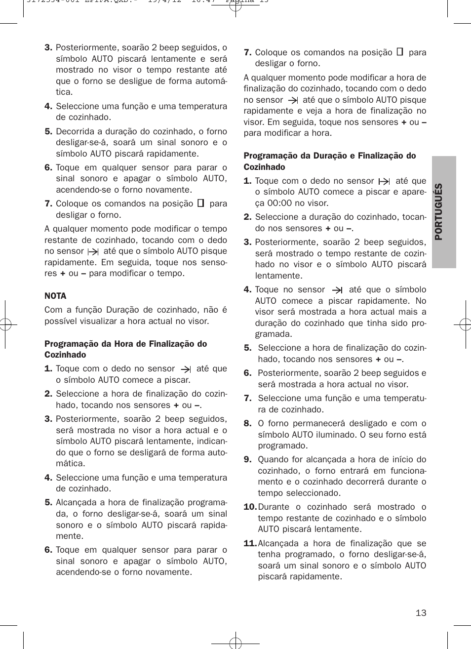 Teka Hydroclean HKL 840 User Manual | Page 13 / 40