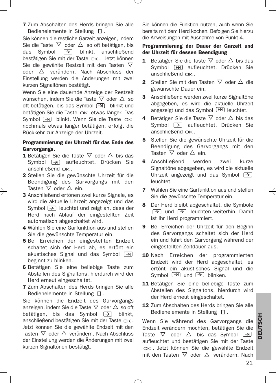Teka HKE 635 User Manual | Page 21 / 24