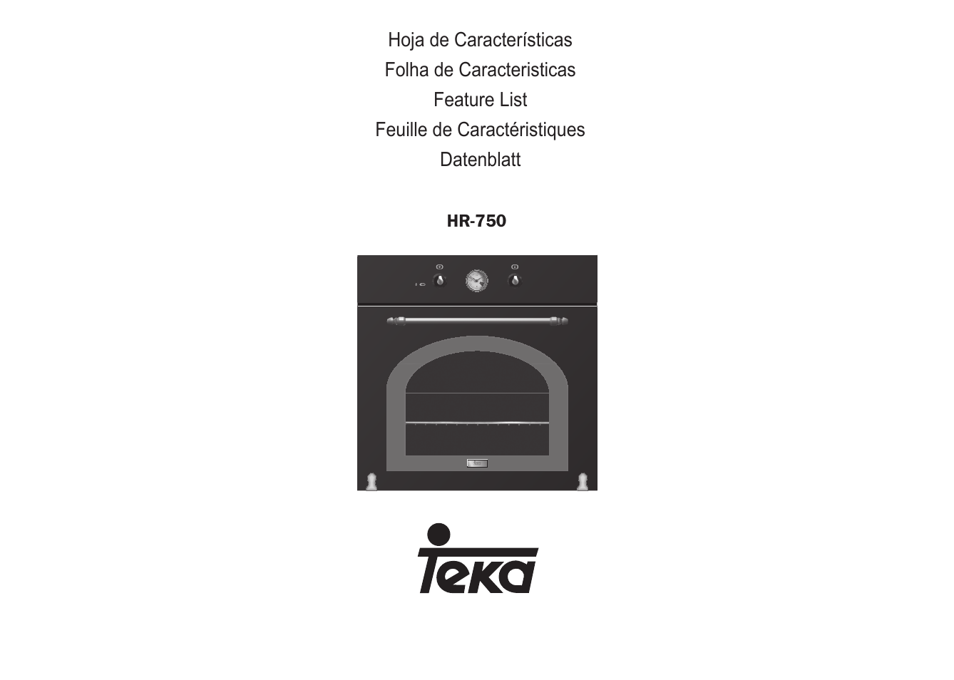 Teka HR 750 User Manual | 10 pages