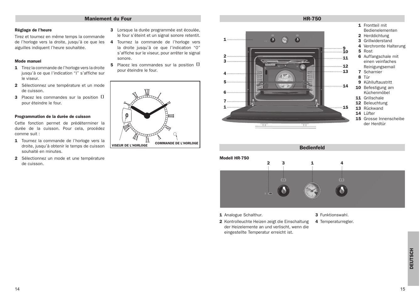 Teka HR 750 User Manual | Page 8 / 10