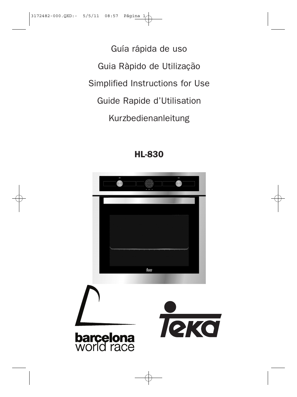 Teka HL 830 User Manual | 34 pages