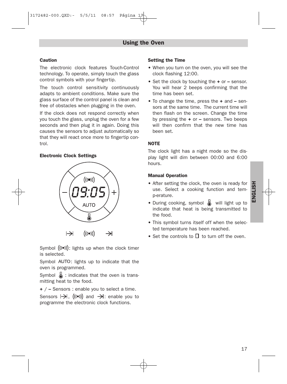 Using the oven | Teka HL 830 User Manual | Page 17 / 34