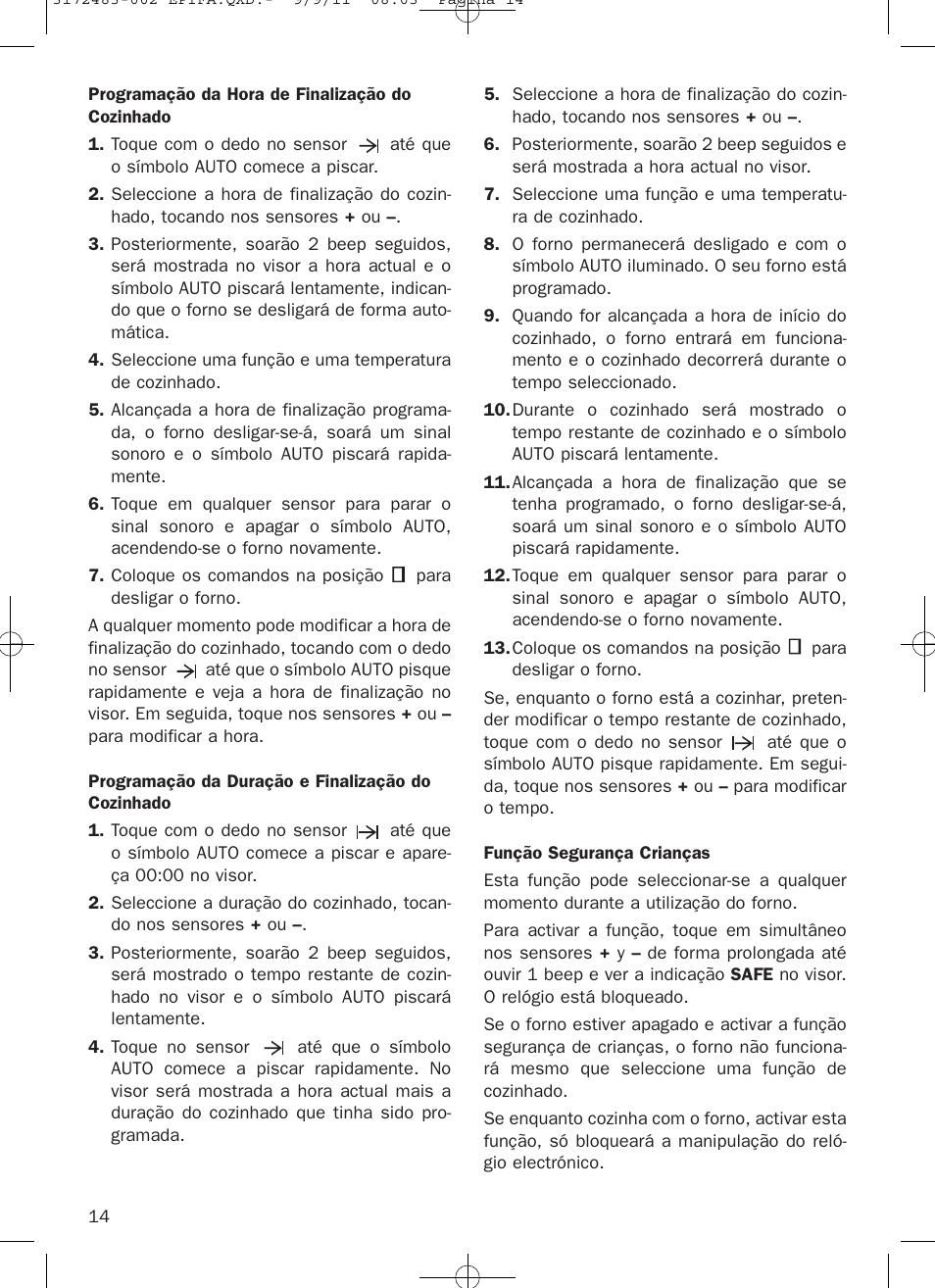 Teka Hydroclean HL 840 User Manual | Page 14 / 40