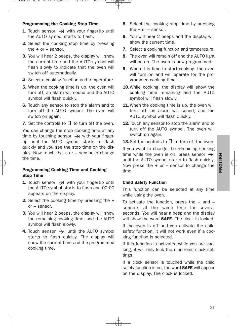Teka Hydroclean HL 840 User Manual | Page 21 / 40