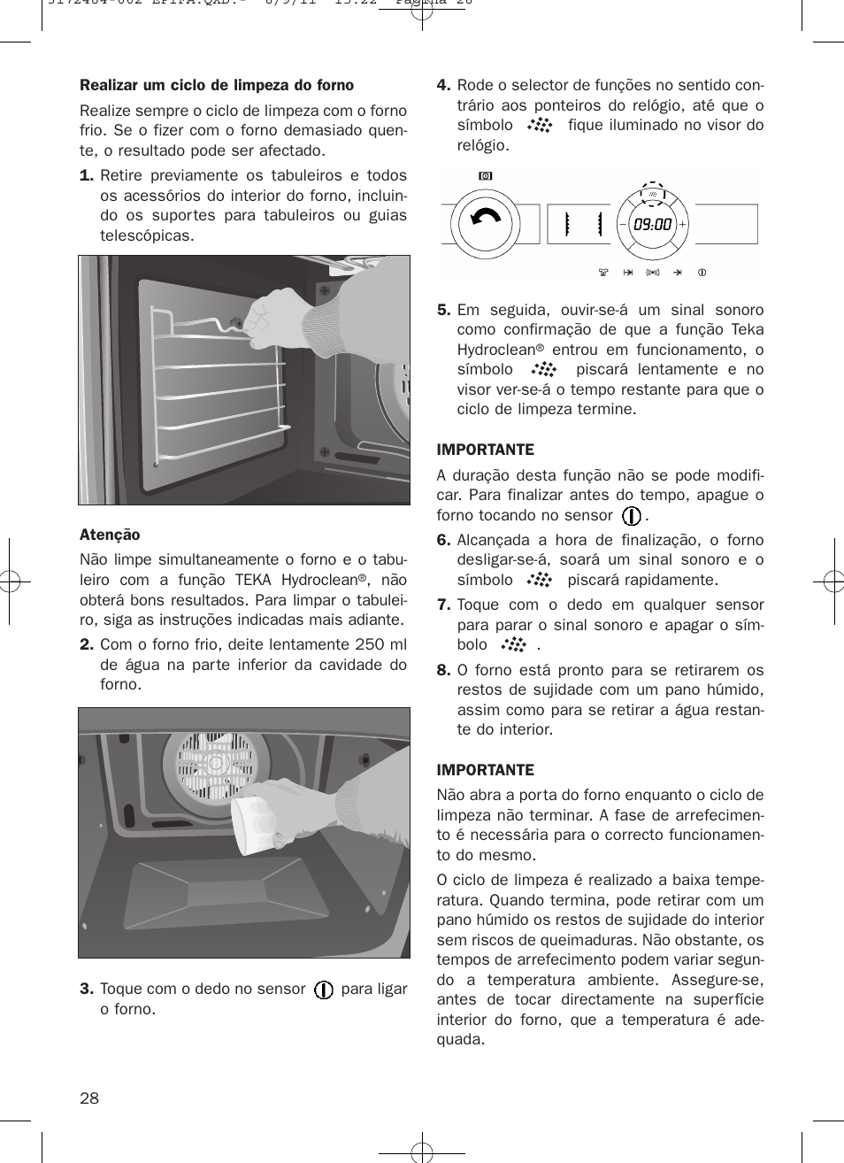 Teka Hydroclean HL 870 User Manual | Page 28 / 74
