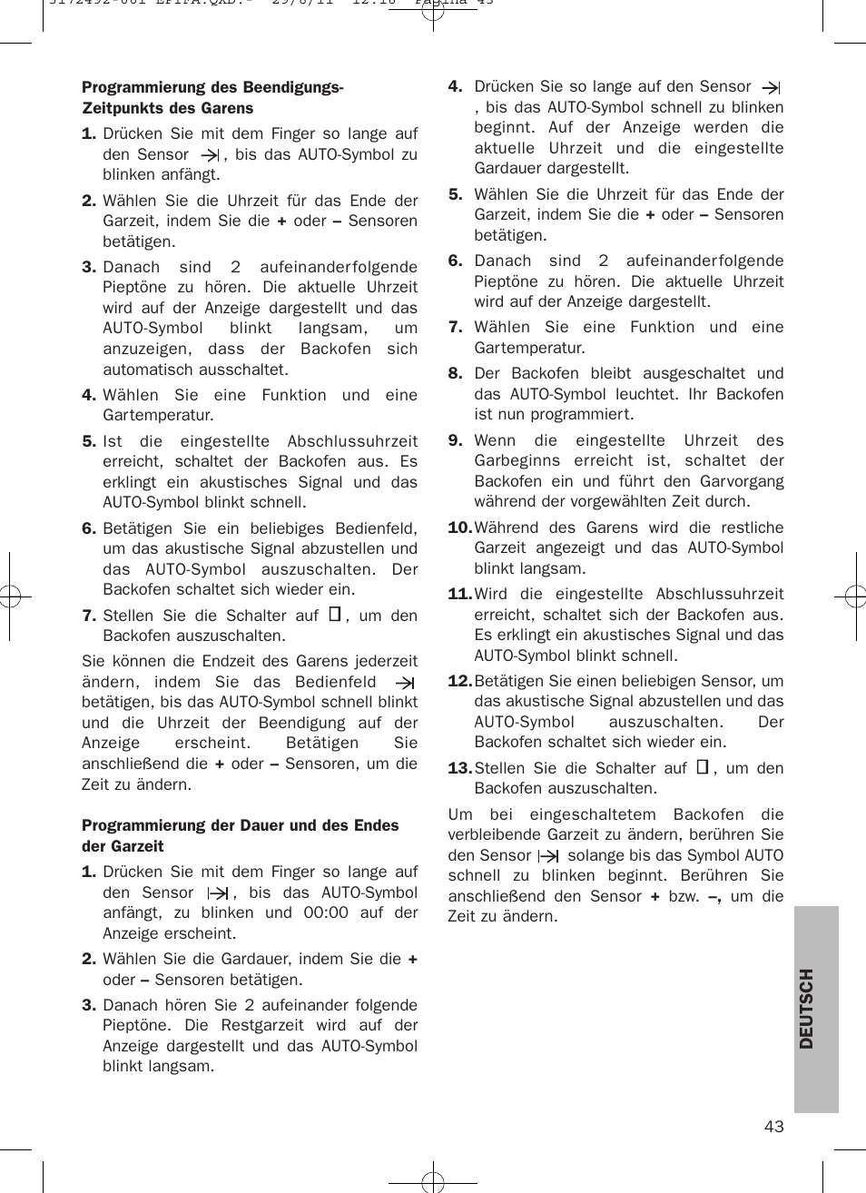 Teka HPL 830 User Manual | Page 43 / 48