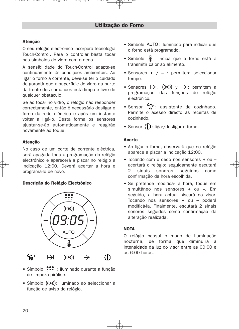 Utilização do forno | Teka HPL 870 User Manual | Page 20 / 84