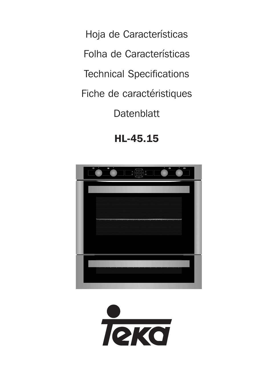 Teka Combo HL 45.15 User Manual | 32 pages