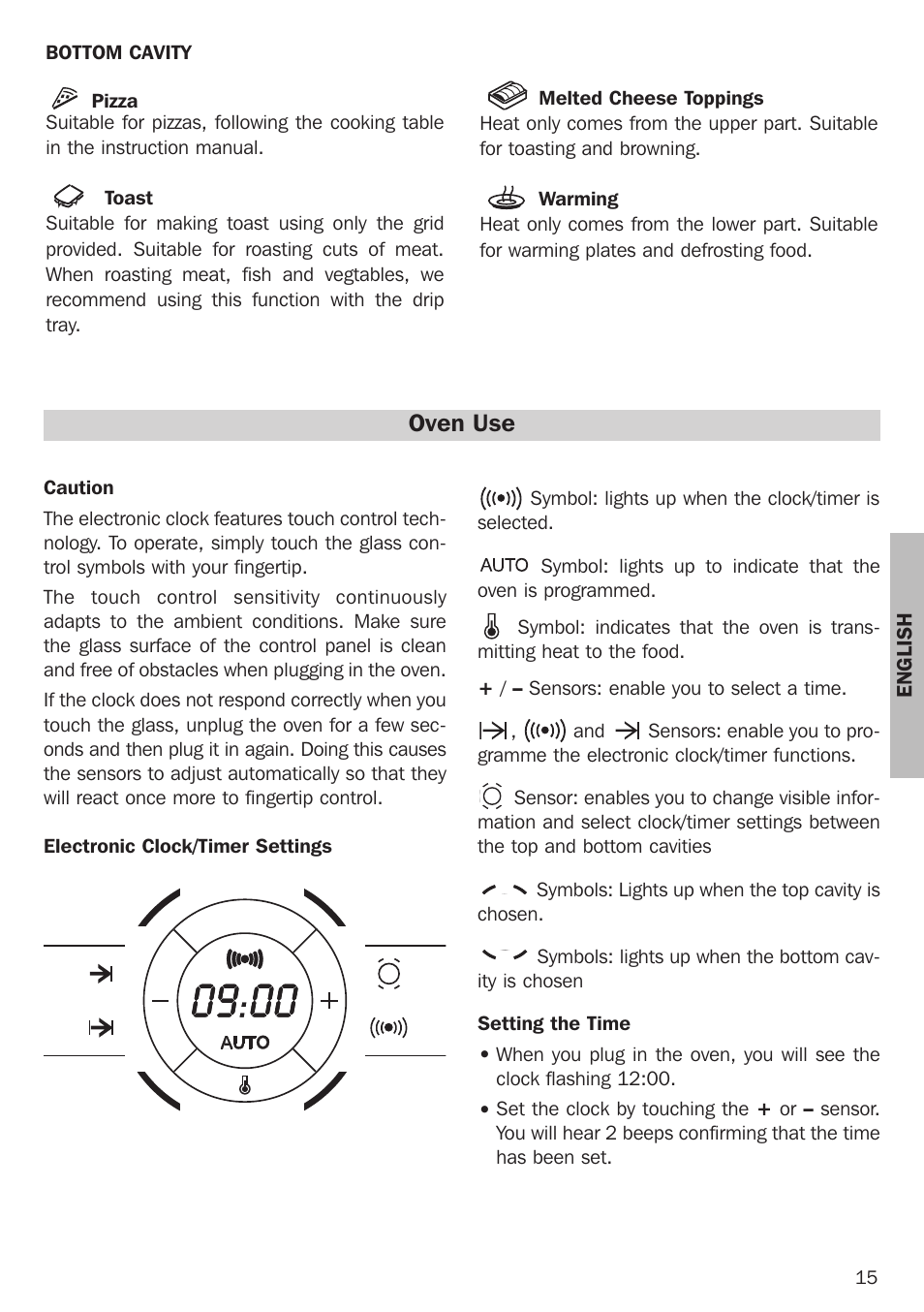 Oven use | Teka Combo HL 45.15 User Manual | Page 15 / 32